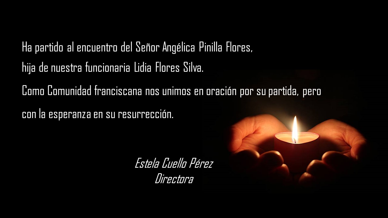 condolencia familia Pinilla Flores