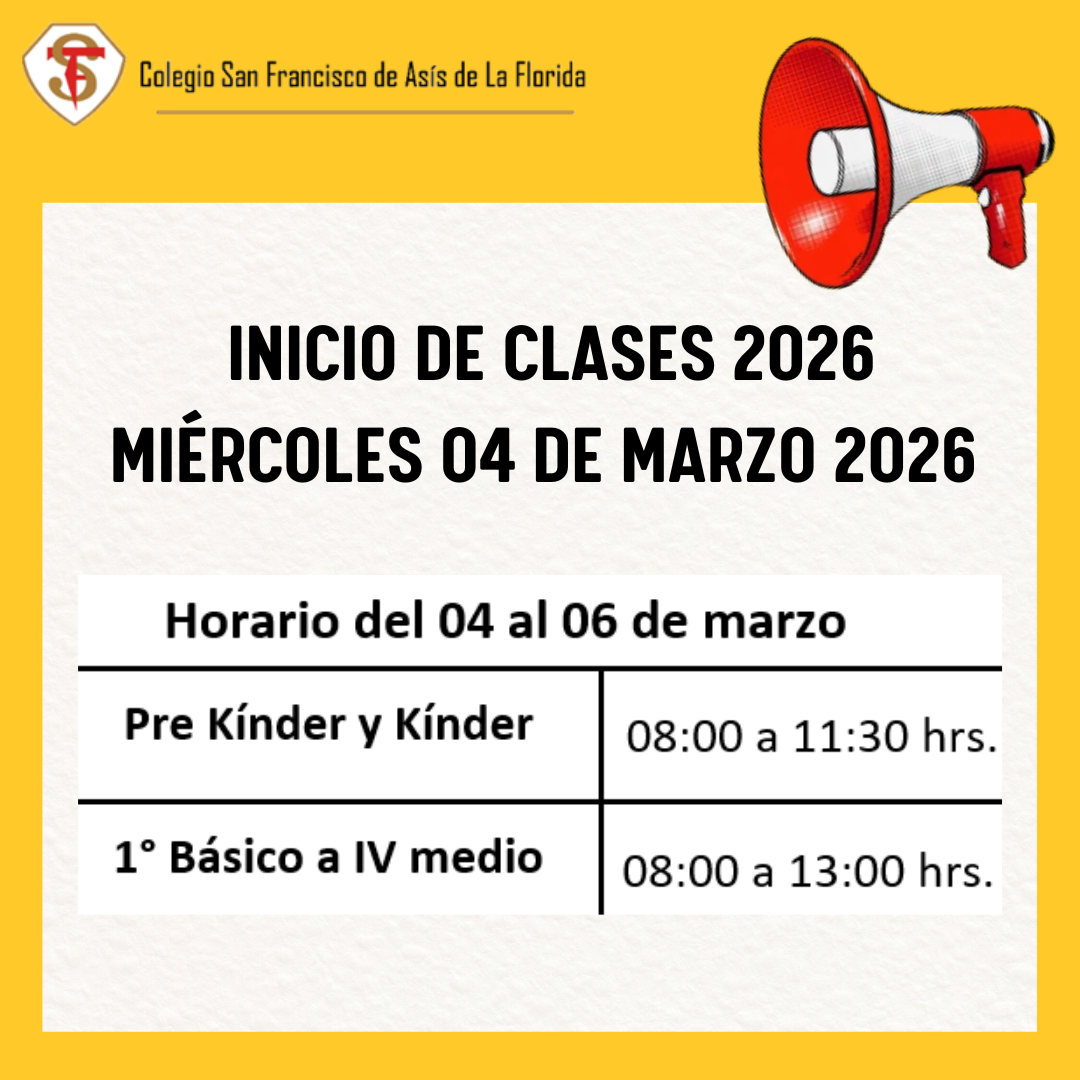 inicio escolar 2026